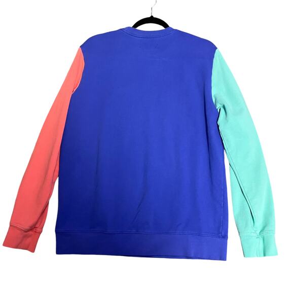 Pacsun's Men's Retro Miami Colorblock Crewneck Sweatshirt Size Small - Picture 2 of 6